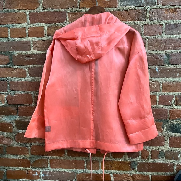 Silk orange peach jacket NWT - Picture 4 of 5